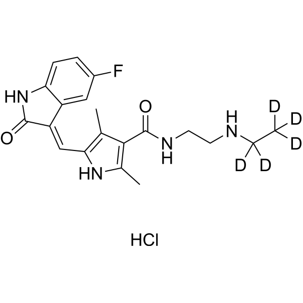N-Desethyl Sunitinib-d5 hydrochloride 1261432-14-7